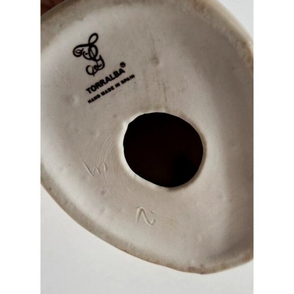 Vintage Torralba Porcelain Girl Holding Flowers Figurine Handmade Spain 8" - Picture 7 of 7